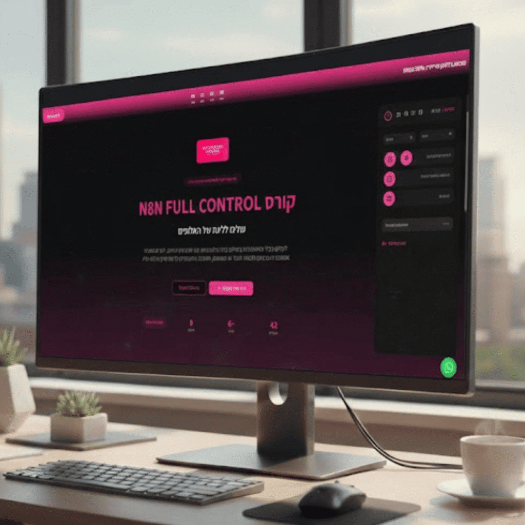 מודעה לוובינר אוטומציה